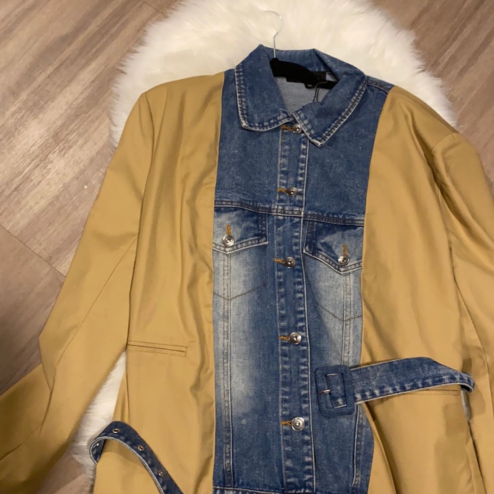 Demin / kaki jacket size s